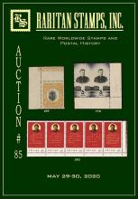 Raritan Stamps Inc. Live Bidding Auction #85 